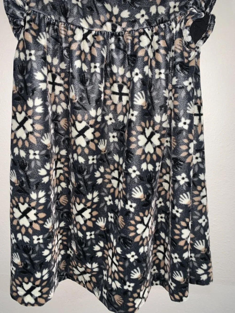 Toddler Girls Sz 2T Gymboree Dress Flutter Sleeves Back Zipper Lined